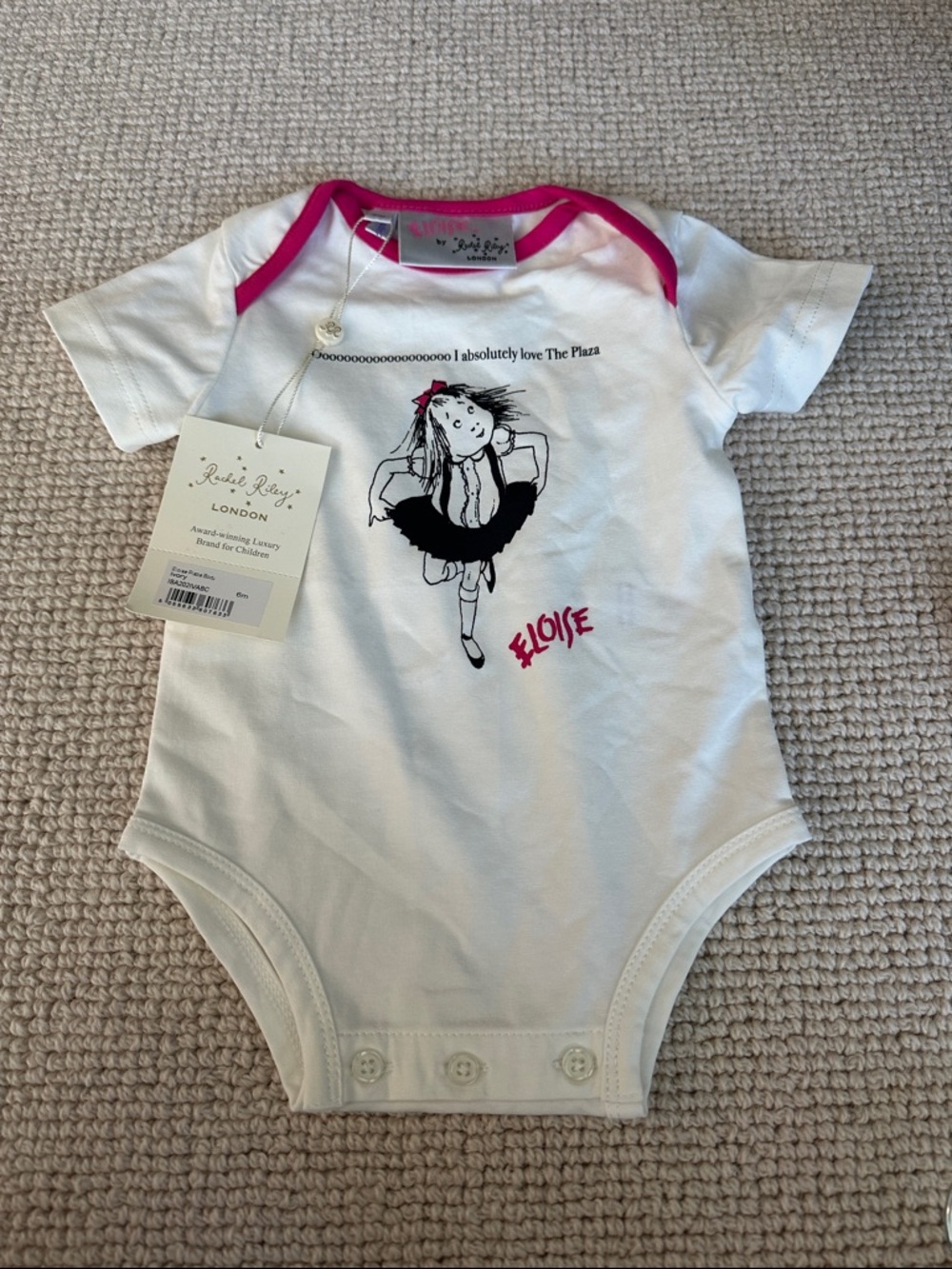 Eloise by rachel Riley London t shirt onesie